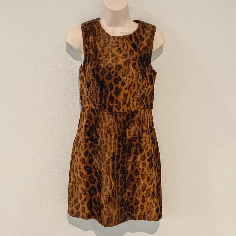 Top shop leopard print sheath dress
